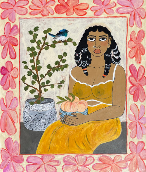Sanai with White Peaches