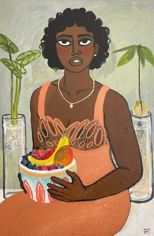 Berries banana and mango 11x17”