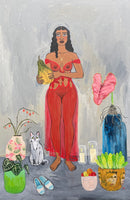 Mariela and Blue print