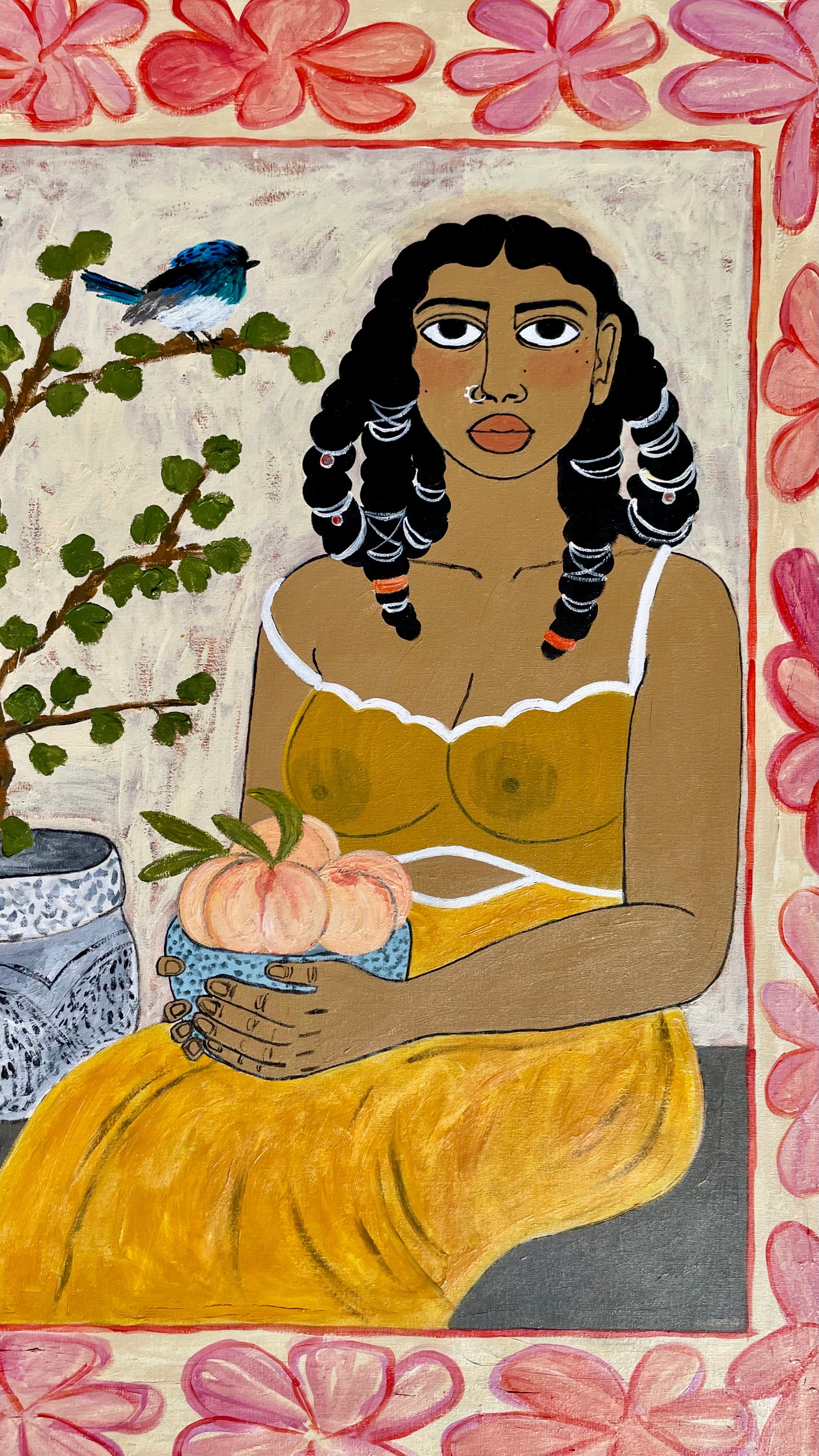 Sanai with White Peaches