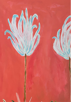 Two blue flowers