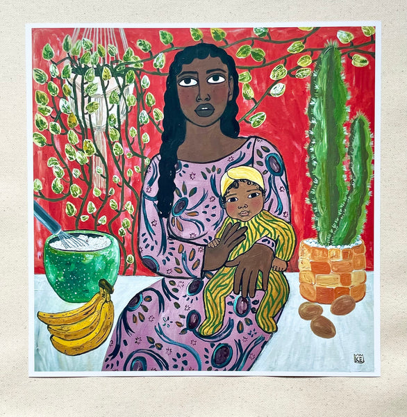 Banana bread print