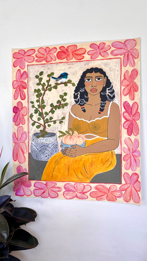 Sanai with White Peaches
