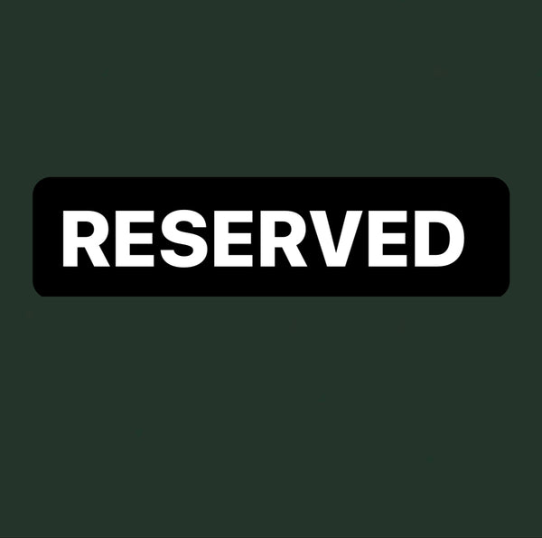 Reserved for Mr. Kissi