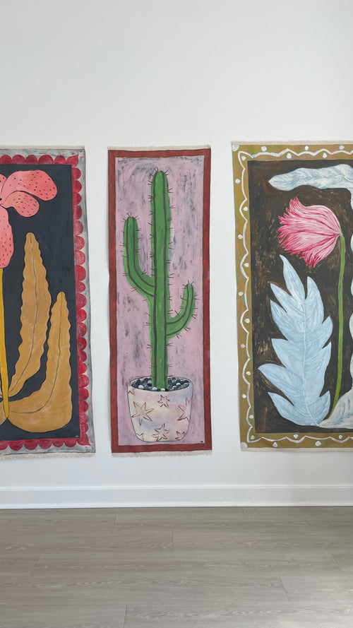 Cactus tapestry