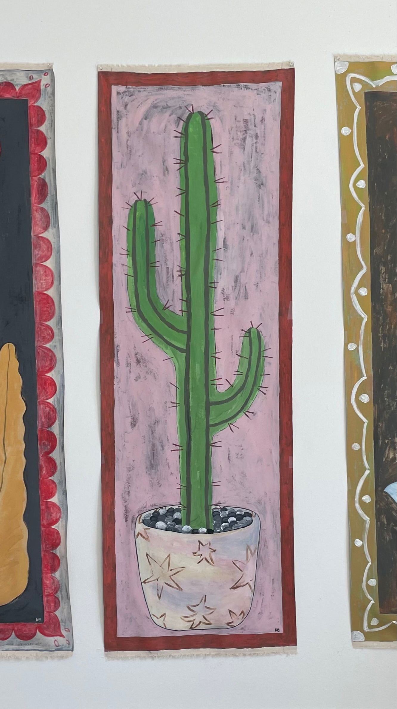 Cactus tapestry