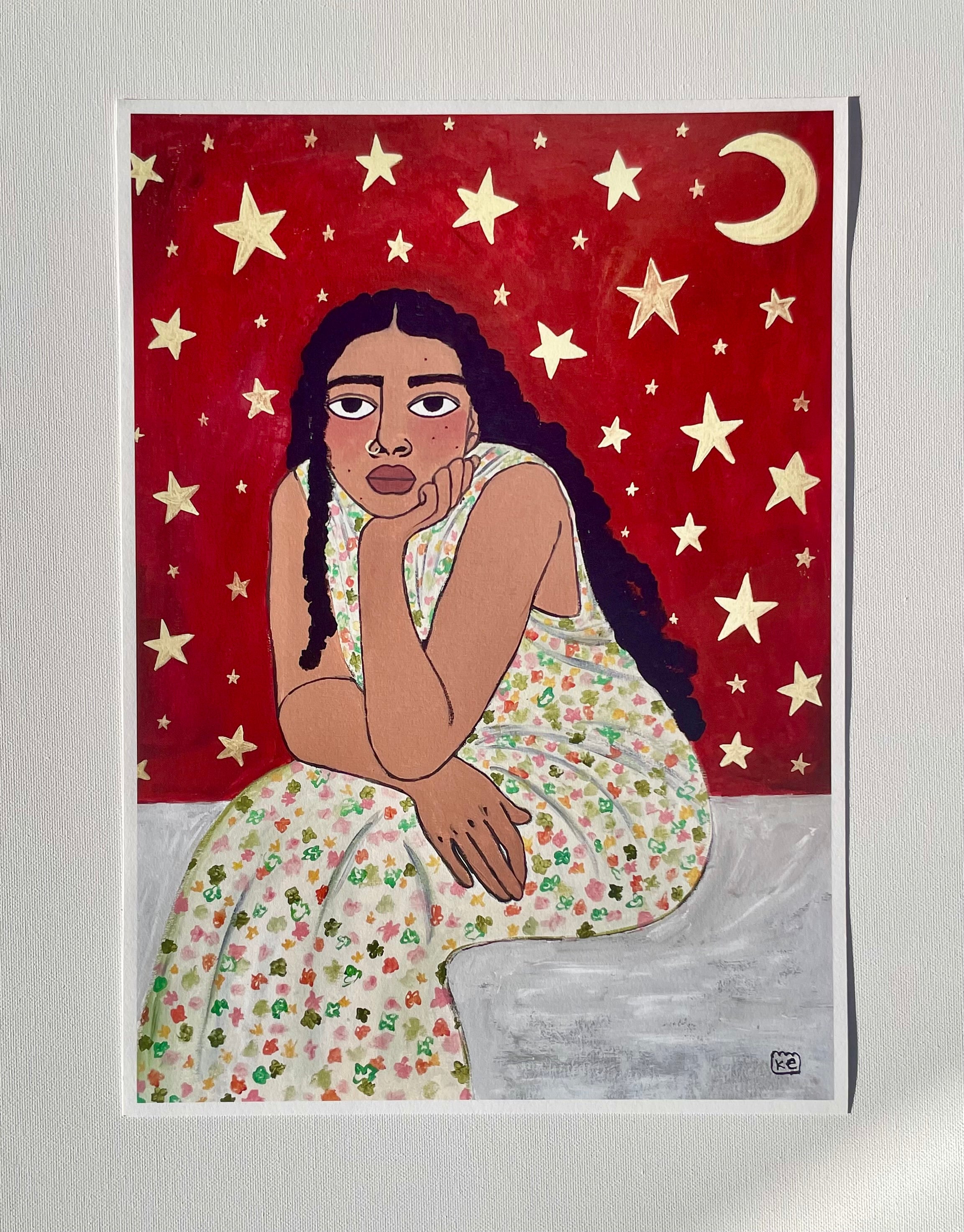 A Lovely Night 11.7x16.5”