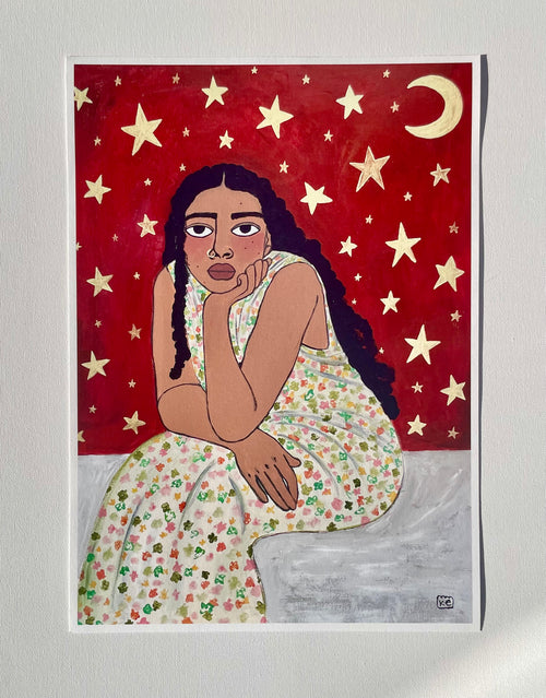 A Lovely Night 11.7x16.5”