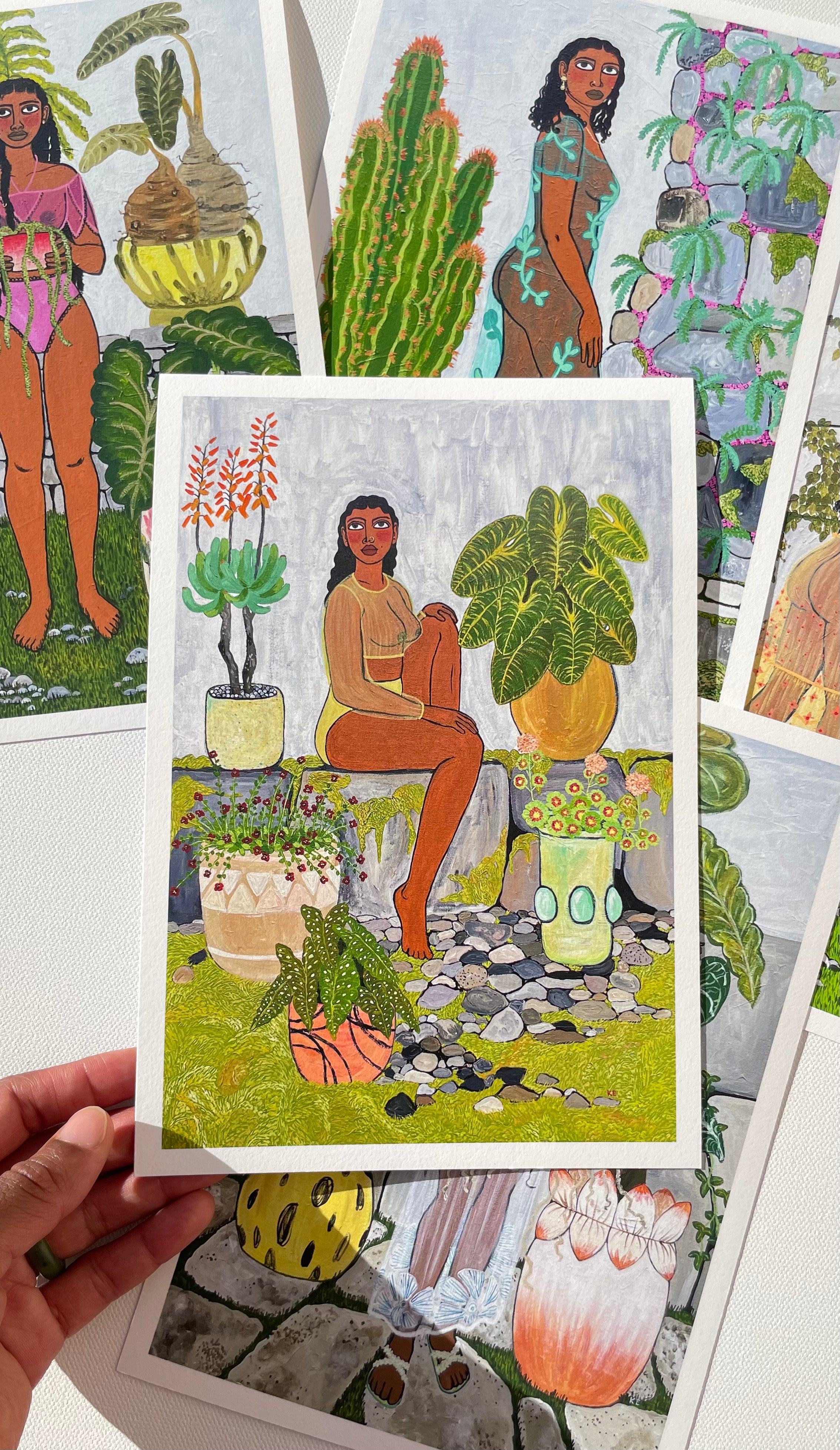 Green in bloom collection 6x9”