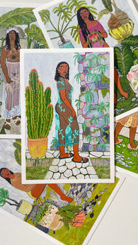 Green in bloom collection 6x9”