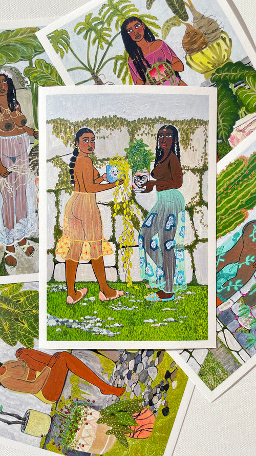 Green in bloom collection 6x9”