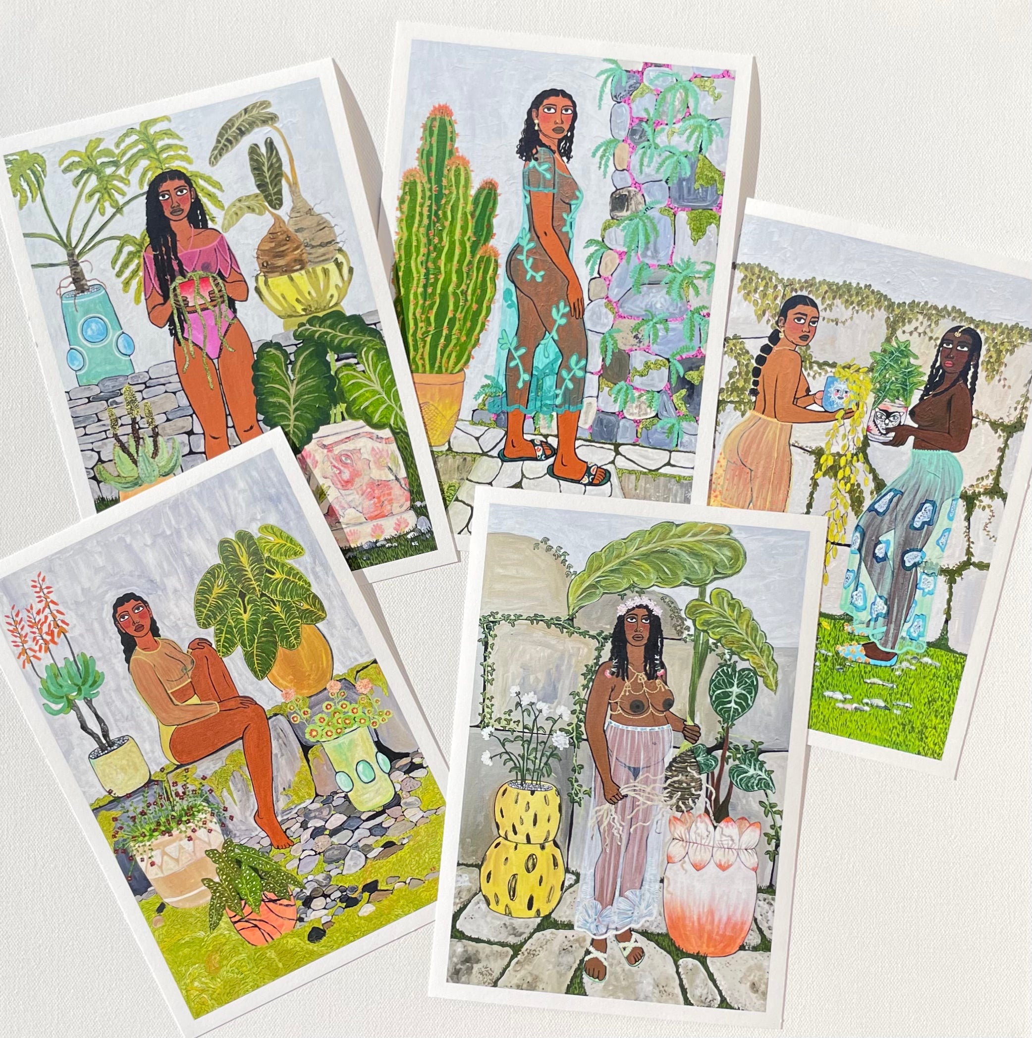 Green in bloom collection 6x9”