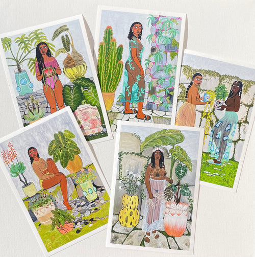 Green in bloom collection 6x9”