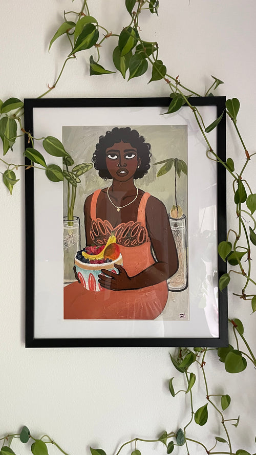 Berries banana and mango 11x17”