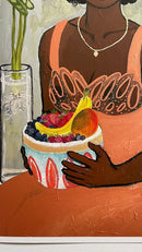 Berries banana and mango 11x17”