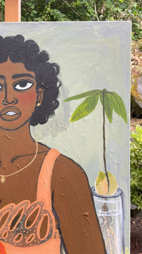 Berries banana and mango