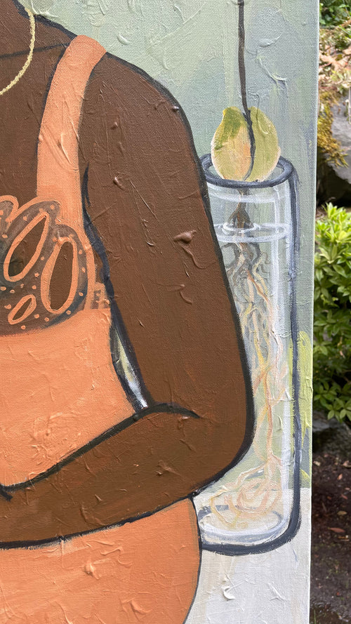 Berries banana and mango